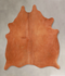 Solid Brown Medium Brazilian Cowhide Rug 5'3