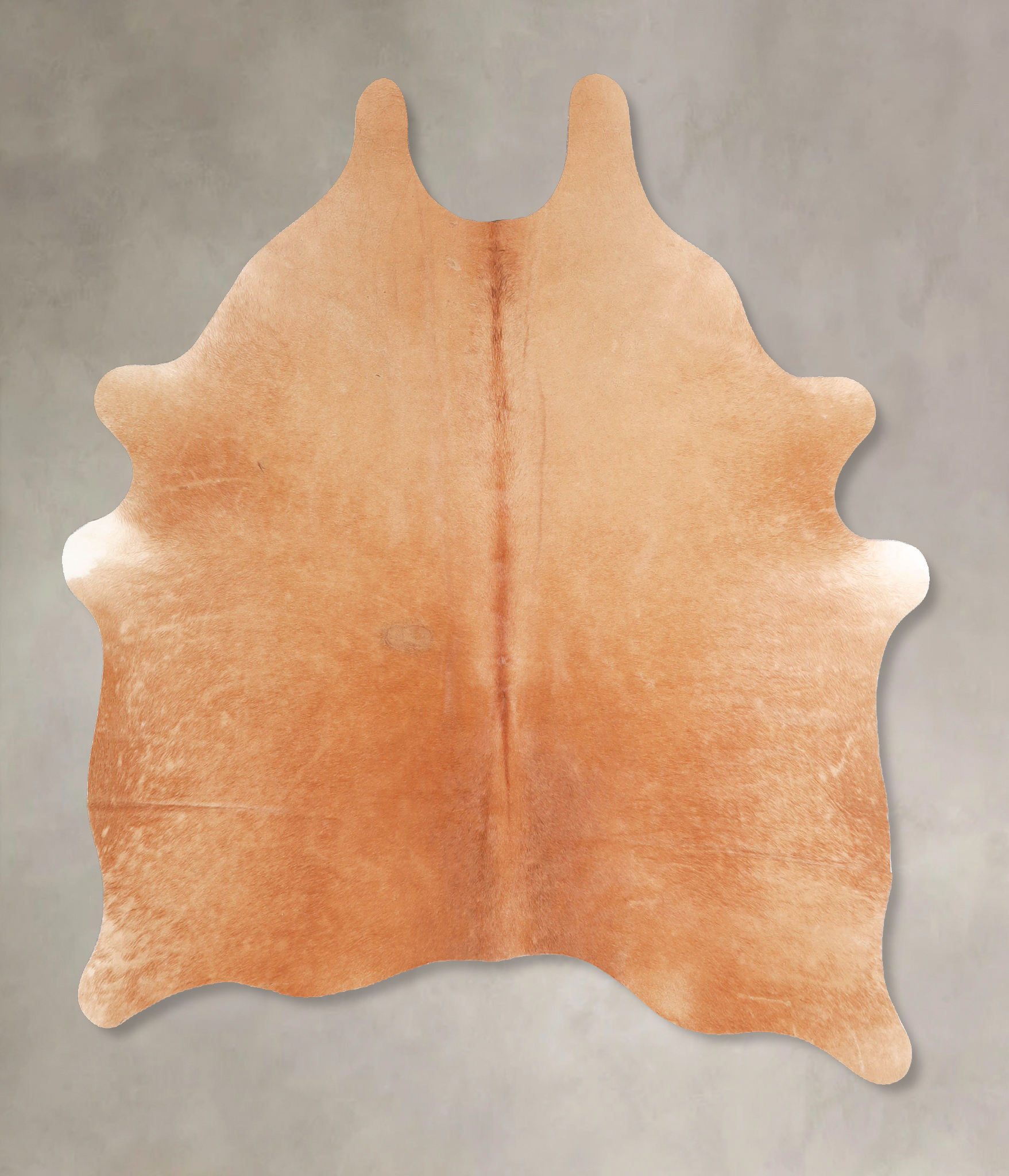 Solid Brown Cowhide Rug #A35021