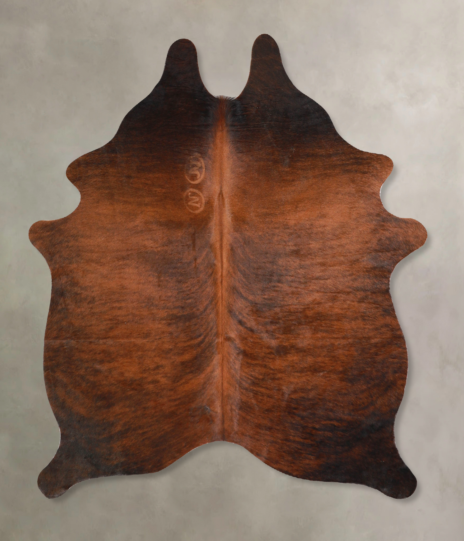 Dark Brindle Cowhide Rug #A35067