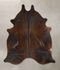 Chocolate Large Brazilian Cowhide Rug 6'9