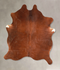 Solid Brown Large Brazilian Cowhide Rug 5'11