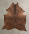 Chocolate Large Brazilian Cowhide Rug 6'9