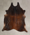 Dark Brindle X-Large Brazilian Cowhide Rug 6'7