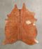 Solid Brown Large Brazilian Cowhide Rug 5'10