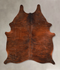 Dark Brindle Large Brazilian Cowhide Rug 6'2