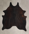 Chocolate Large Brazilian Cowhide Rug 6'7