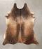 Chocolate Large Brazilian Cowhide Rug 6'8