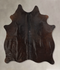 Chocolate Medium Brazilian Cowhide Rug 5'8