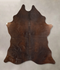 Chocolate Large Brazilian Cowhide Rug 6'2