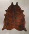 Dark Brindle Large Brazilian Cowhide Rug 6'4