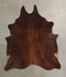 Dark Brindle Large Brazilian Cowhide Rug 6'3