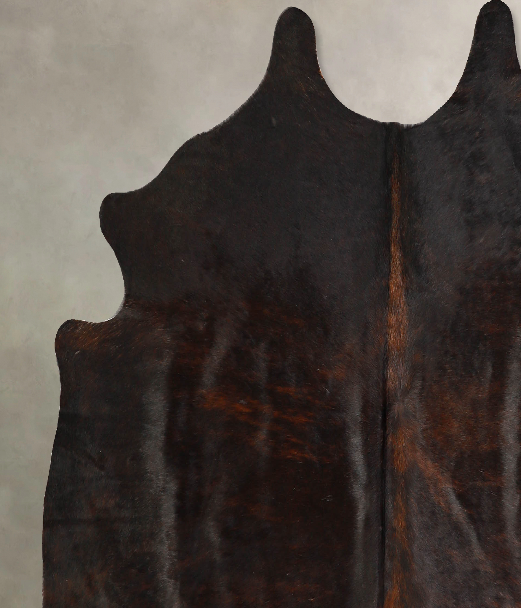 Dark Brindle Cowhide Rug #A35164