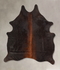 Chocolate Medium Brazilian Cowhide Rug 5'7