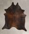 Chocolate Medium Brazilian Cowhide Rug 6'1