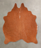 Solid Brown Medium Brazilian Cowhide Rug 4'10