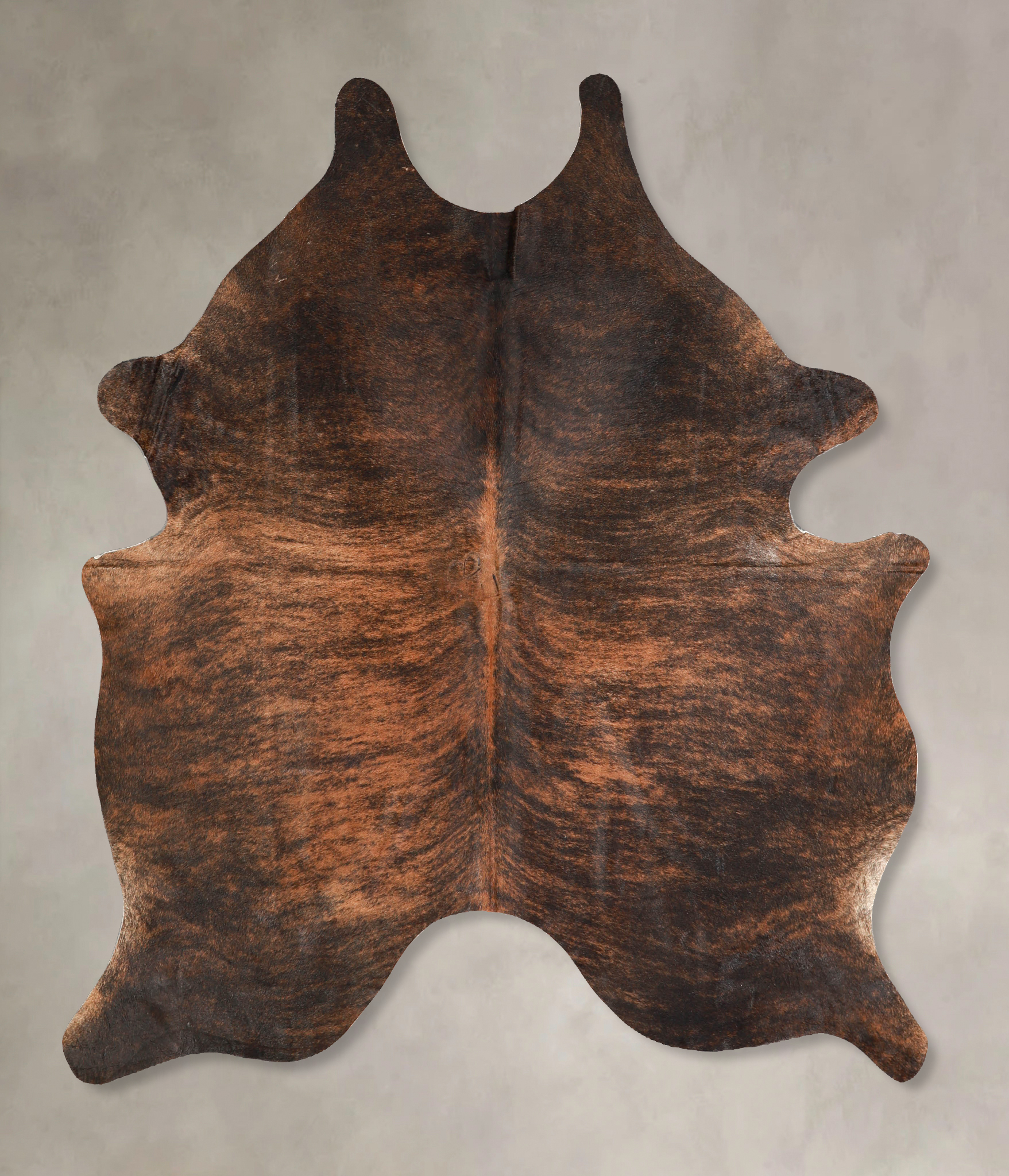 Dark Brindle Cowhide Rug #A35211