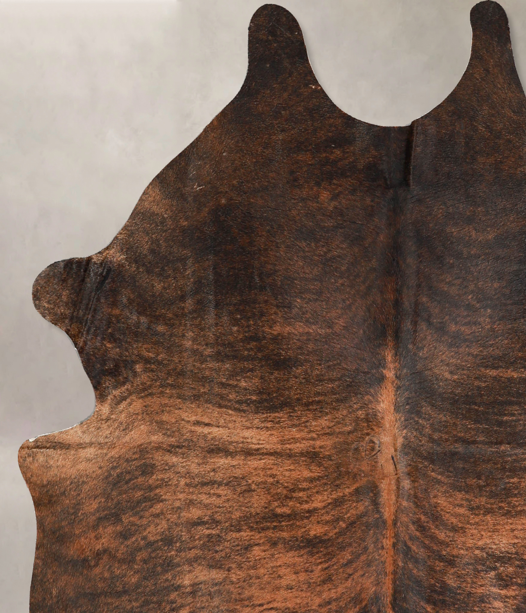 Dark Brindle Cowhide Rug #A35211