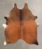 Warm Caramel Medium Brazilian Cowhide Rug 5'3