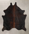 Chocolate Large Brazilian Cowhide Rug 5'11