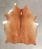 Solid Brown Medium Brazilian Cowhide Rug 5'4