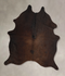 Chocolate Large Brazilian Cowhide Rug 6'0