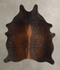 Chocolate Medium Brazilian Cowhide Rug 5'4