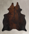 Chocolate Medium Brazilian Cowhide Rug 5'8