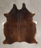 Chocolate Medium Brazilian Cowhide Rug 5'8