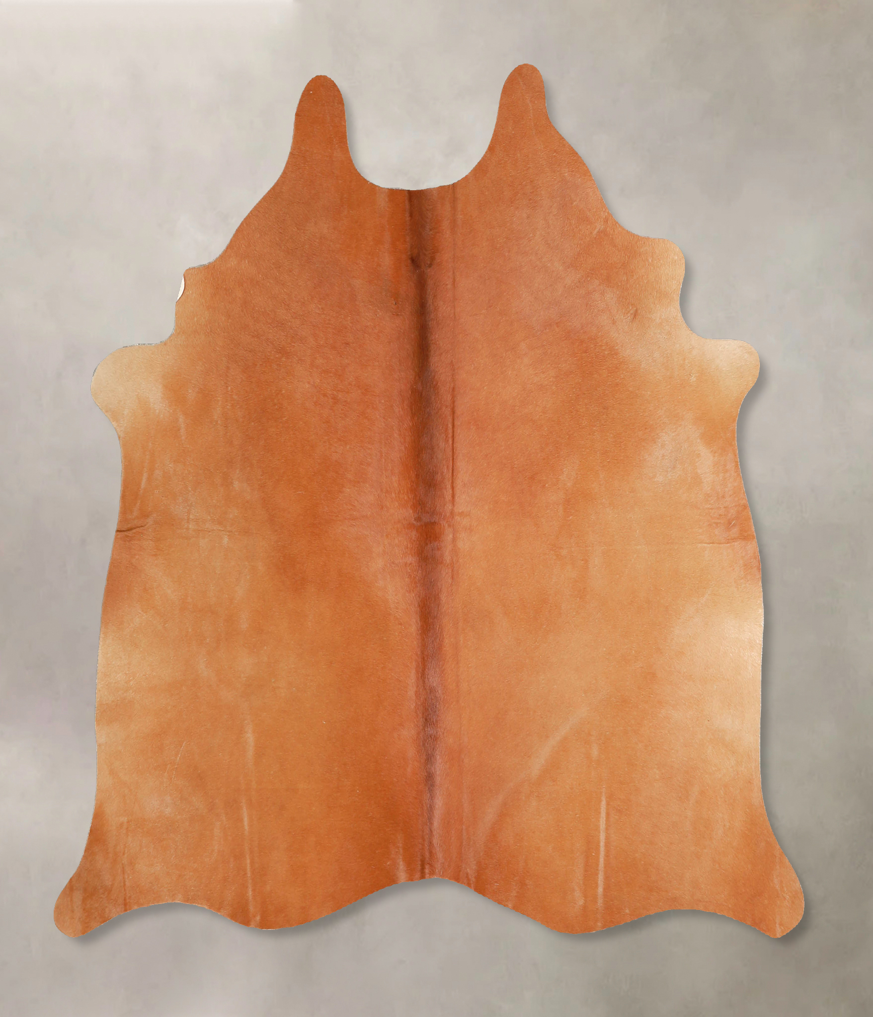 Solid Brown Cowhide Rug #A35287