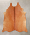 Solid Brown Medium Brazilian Cowhide Rug 4'8