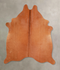 Solid Brown Medium Brazilian Cowhide Rug 4'11