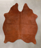 Solid Brown Medium Brazilian Cowhide Rug 4'9