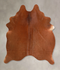 Solid Brown Medium Brazilian Cowhide Rug 5'5