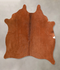 Solid Brown Medium Brazilian Cowhide Rug 5'1