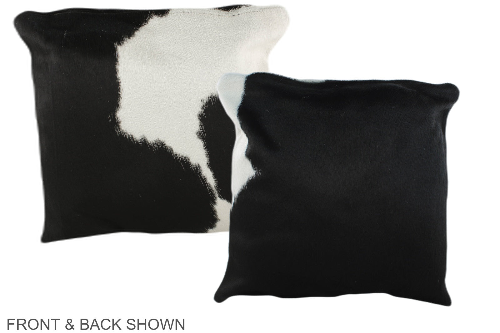 Black and White Cowhide Pillow #A35336