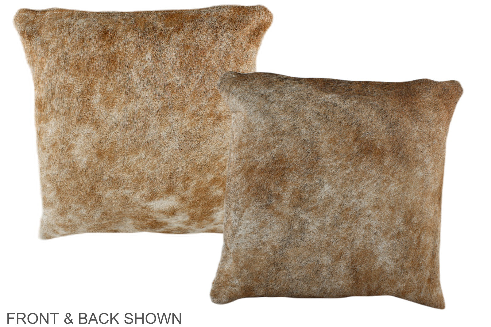 Caramel Cowhide Pillow #A35341