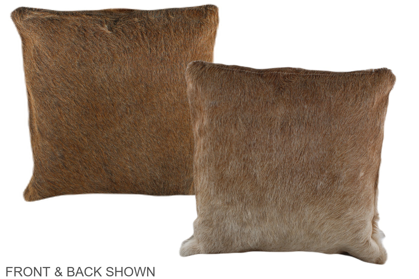 Caramel Cowhide Pillow #A35349