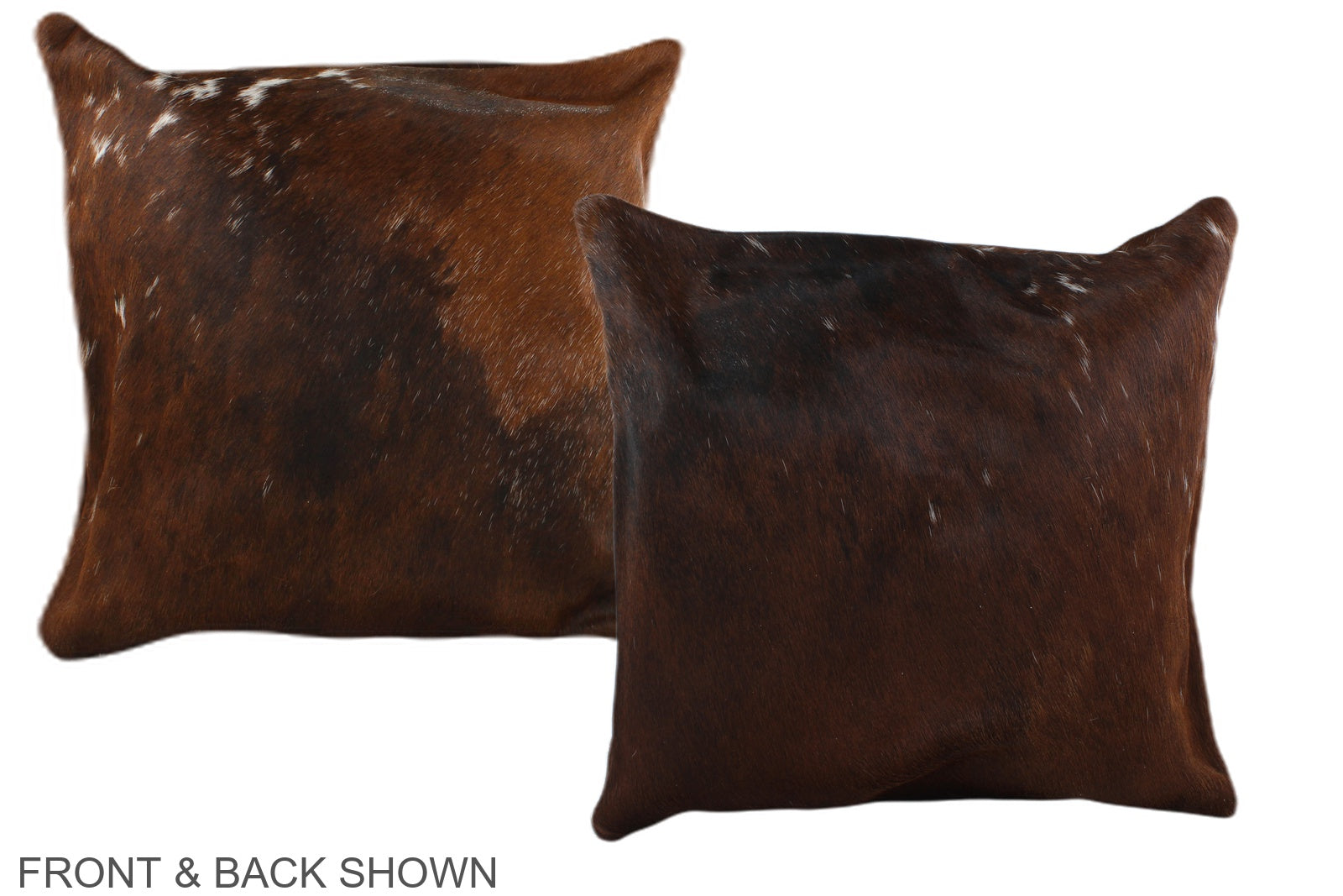 Brown and White Cowhide Pillow #A35380