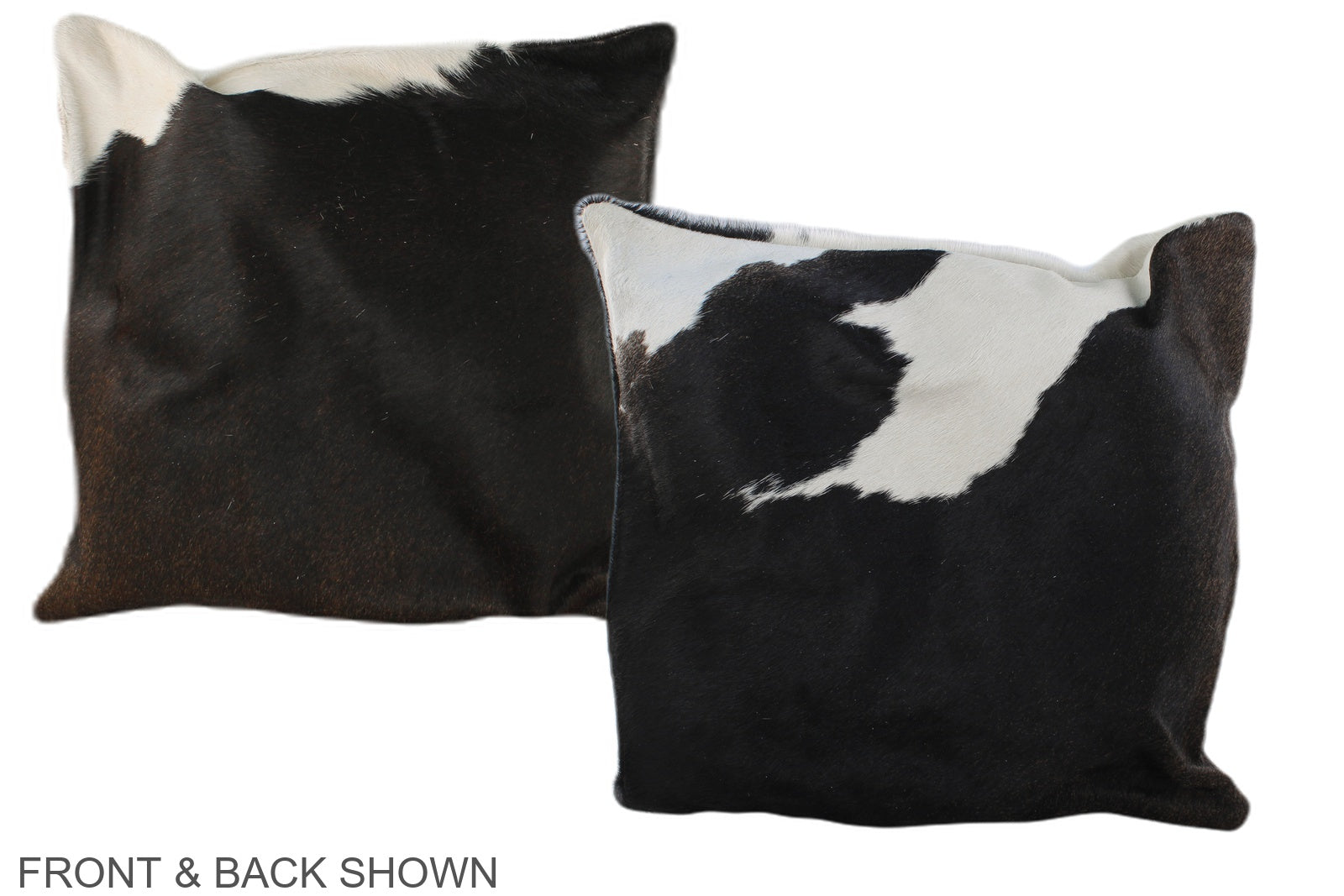 Black and White Cowhide Pillow #A35384