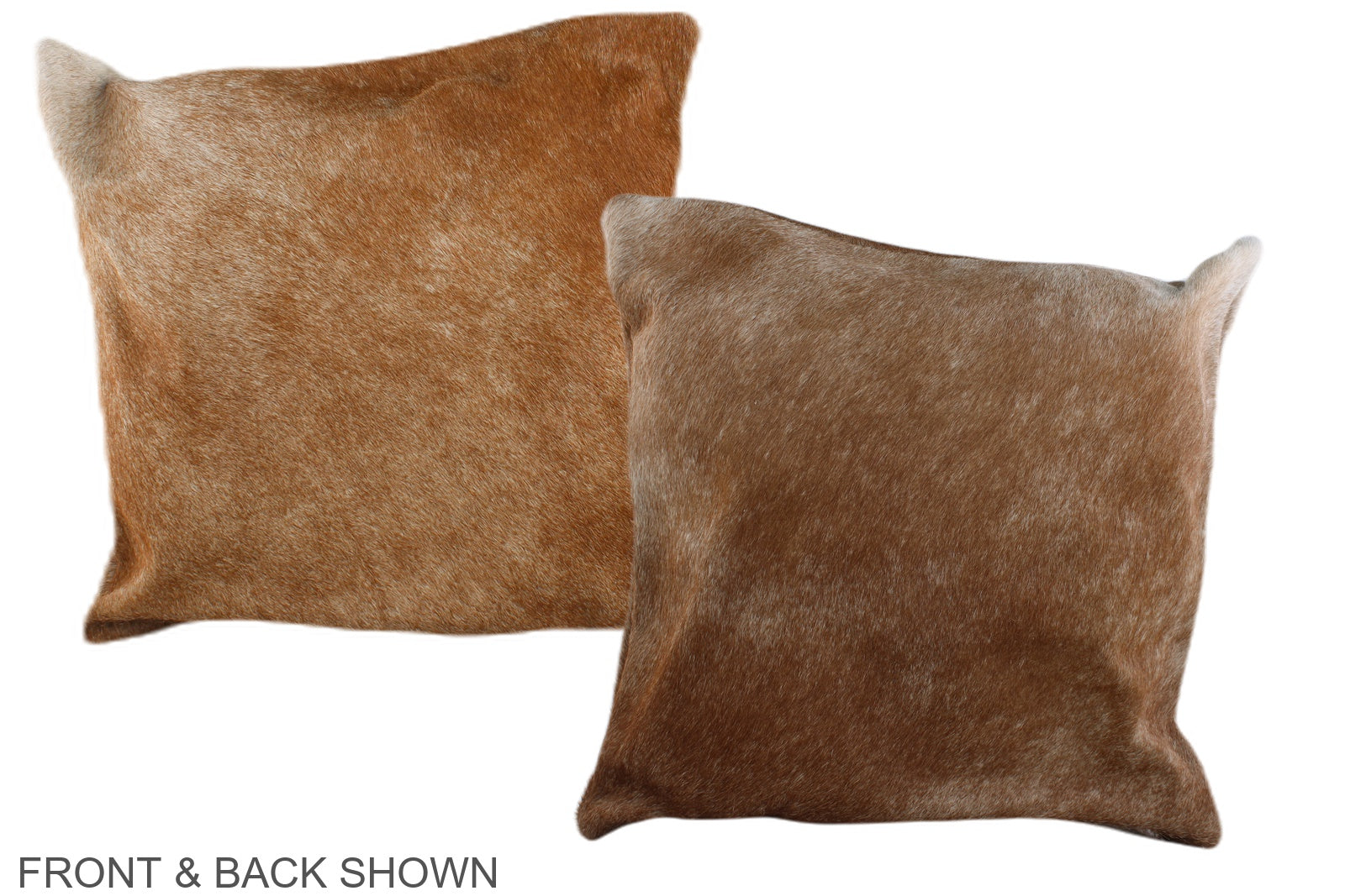 Caramel Cowhide Pillow #A35392