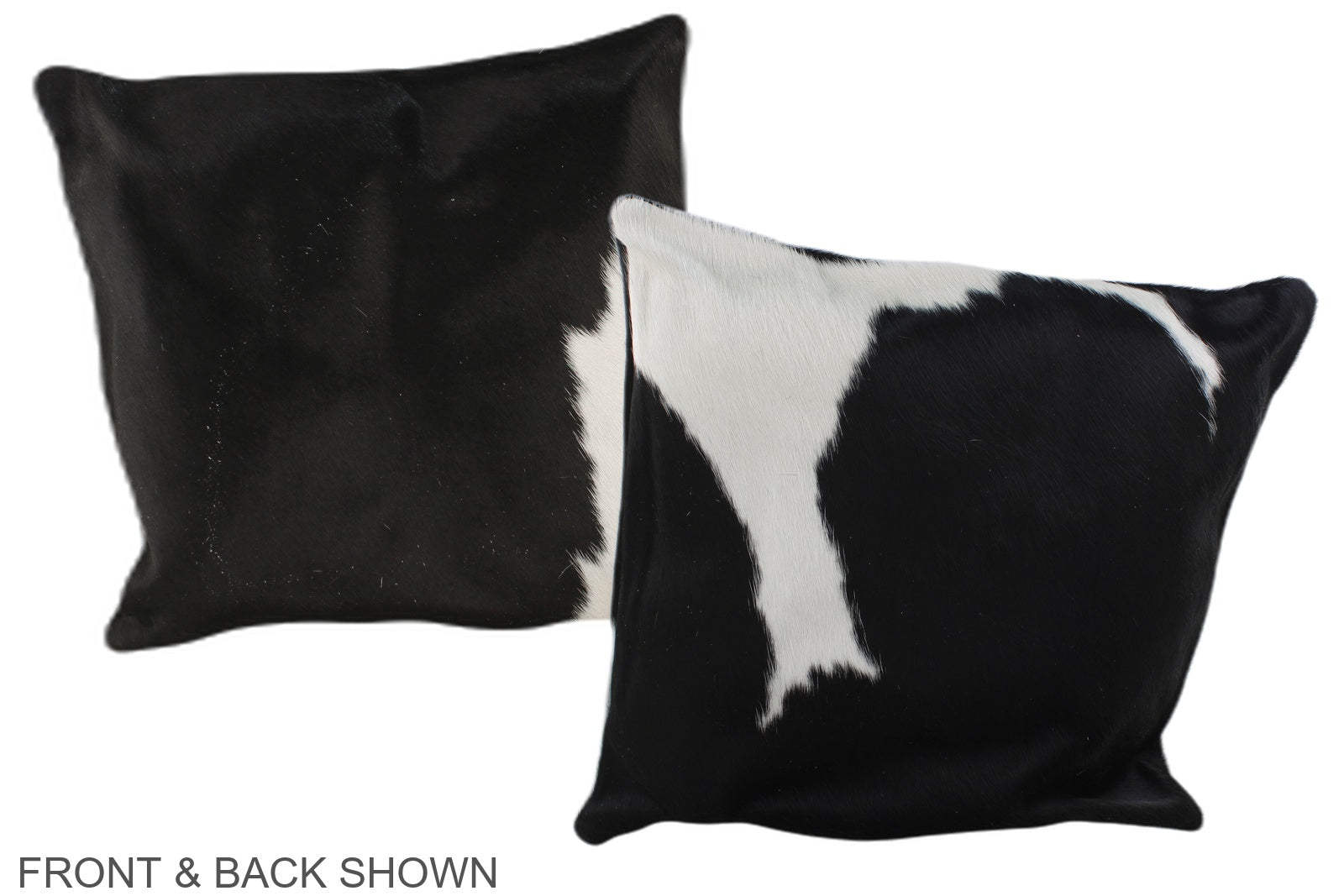 Black and White Cowhide Pillow #A35398