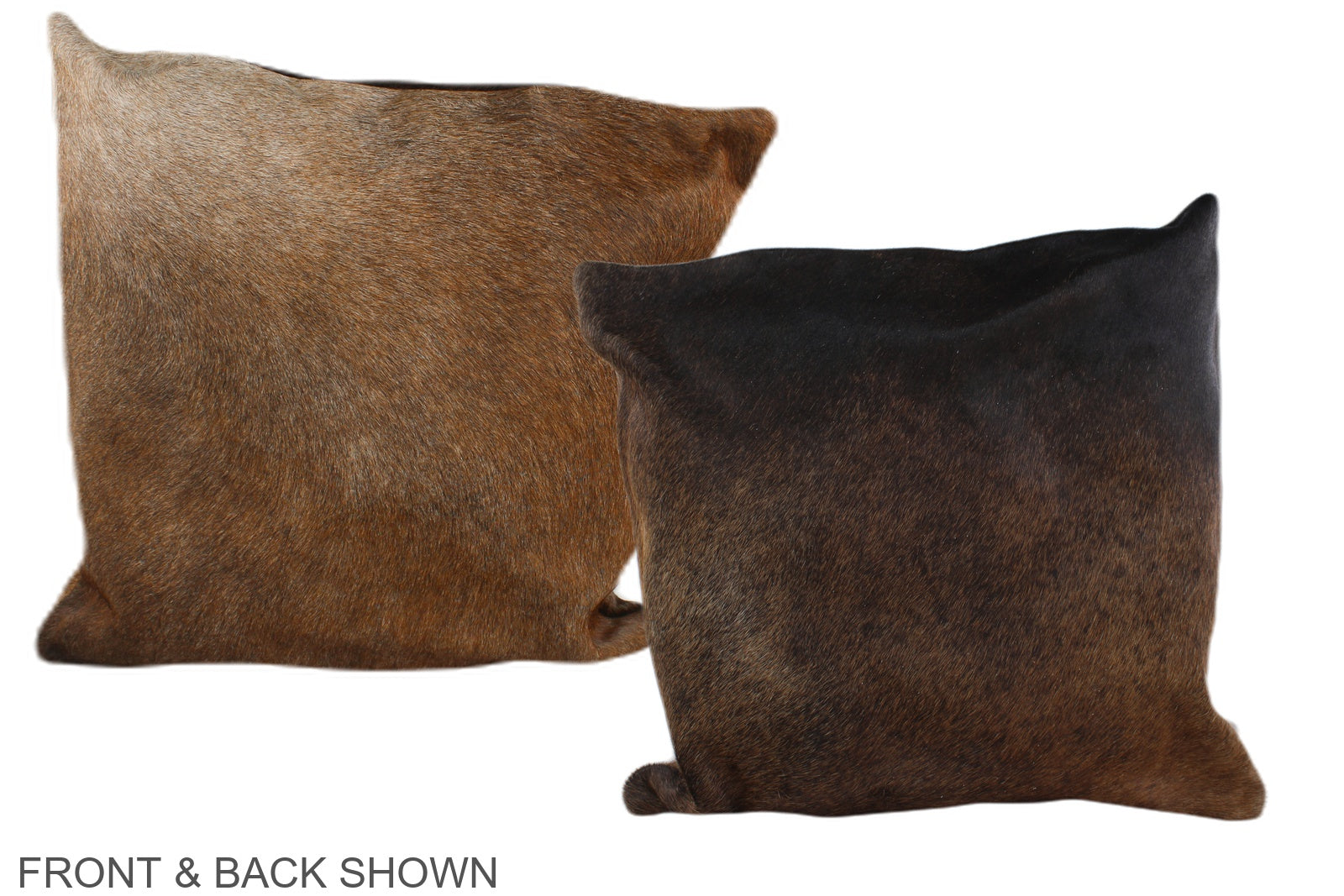 Caramel Cowhide Pillow #A35405