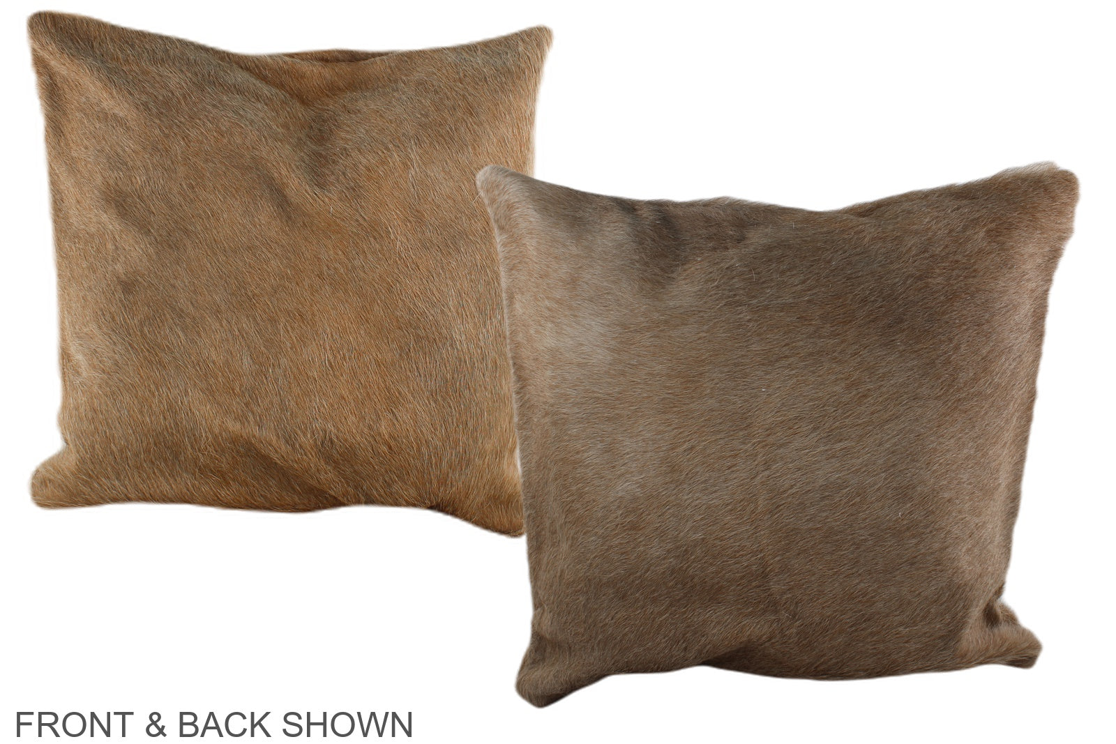 Caramel Cowhide Pillow #A35459