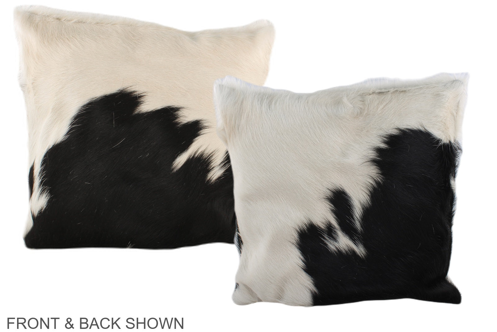 Black and White Cowhide Pillow #A35473