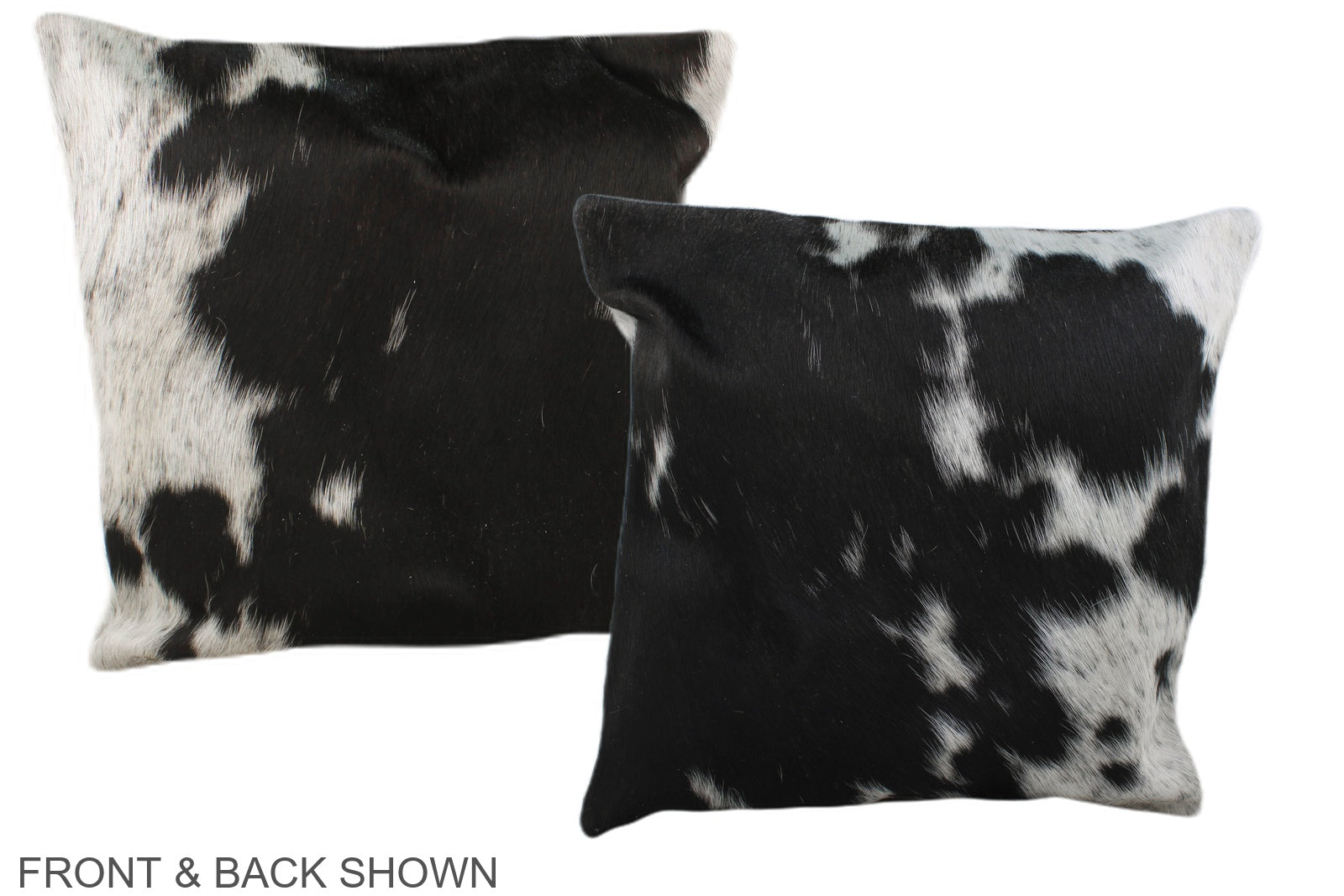 Black and White Cowhide Pillow #A35482