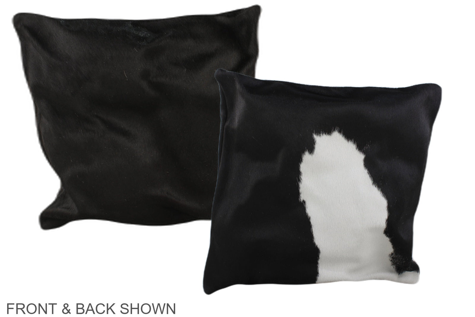 Black and White Cowhide Pillow #A35490