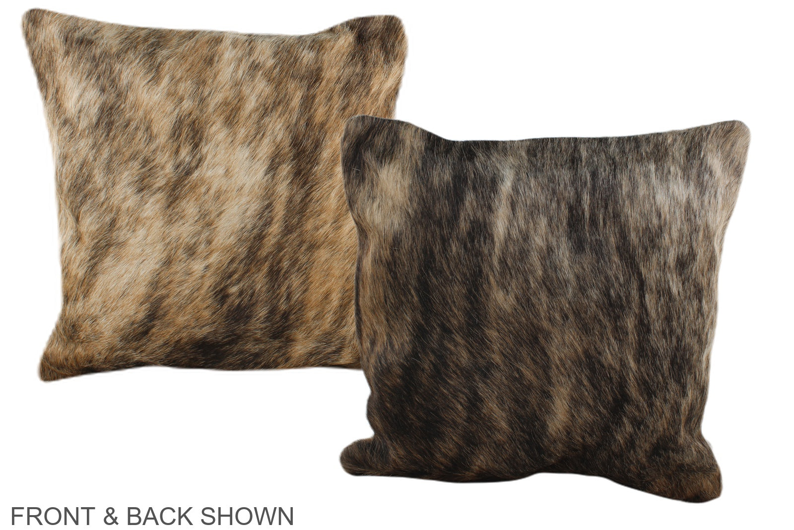 Light Brindle Cowhide Pillow #A35539