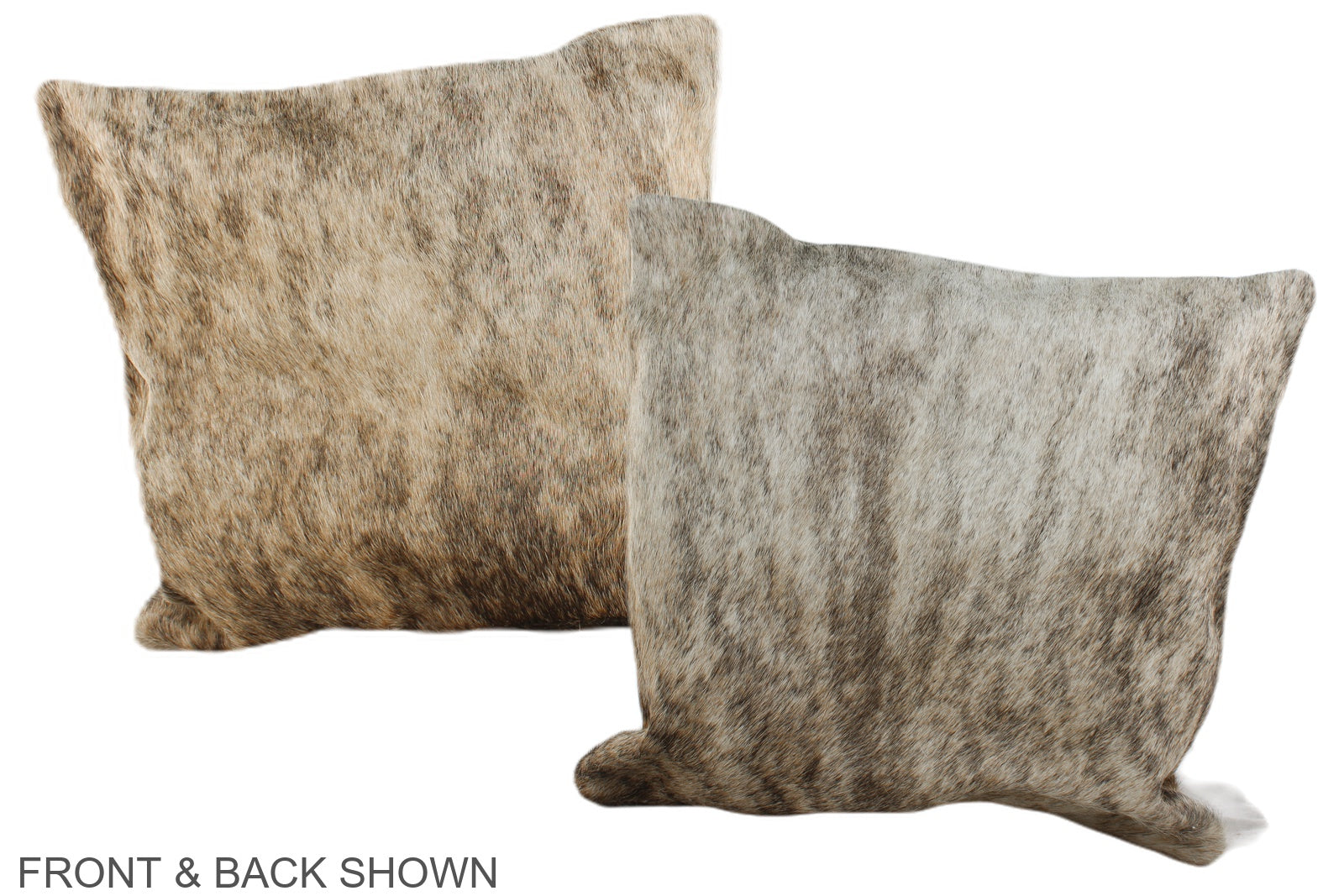 Light Brindle Cowhide Pillow #A35556