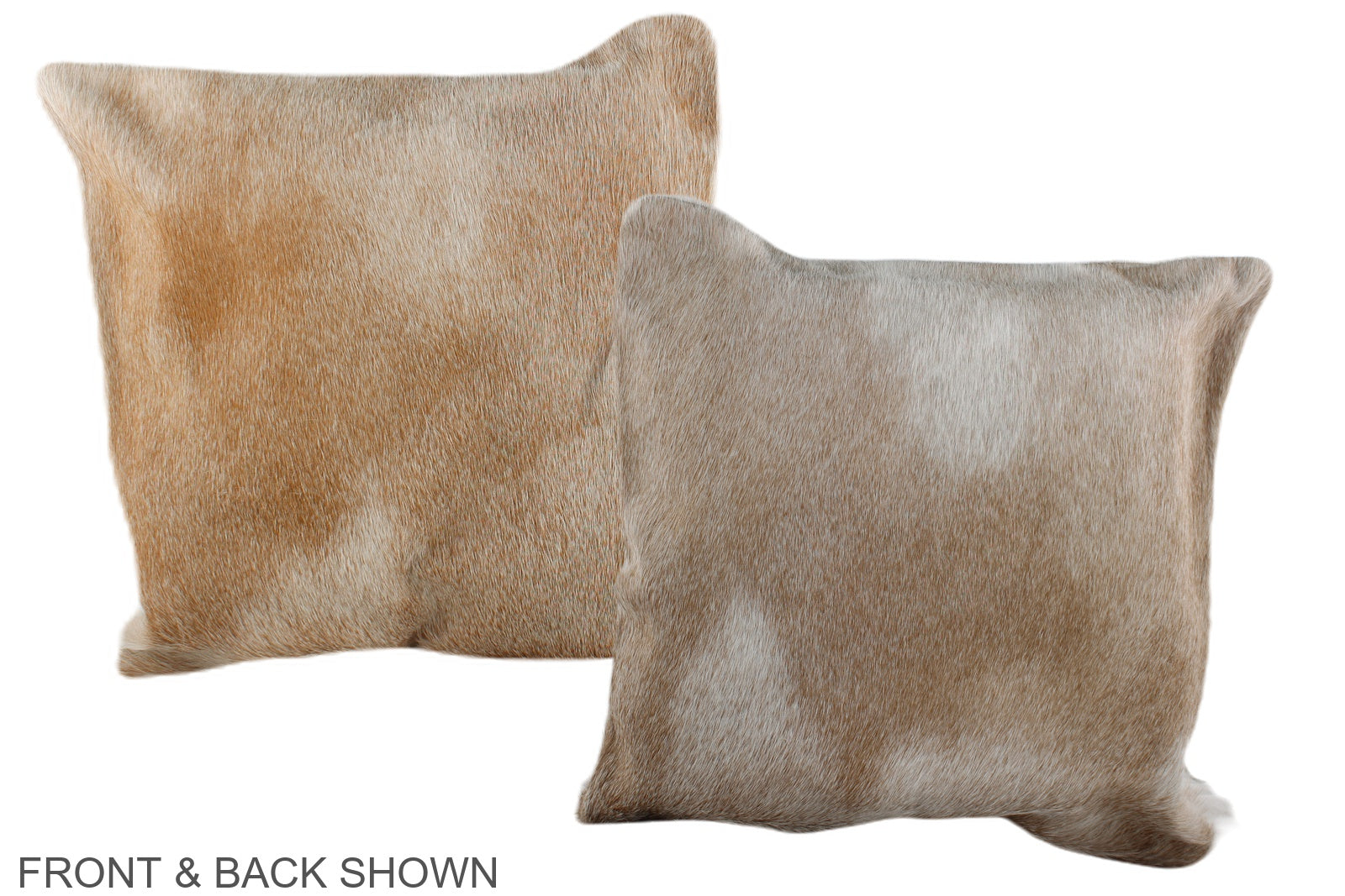 Caramel Cowhide Pillow #A35580