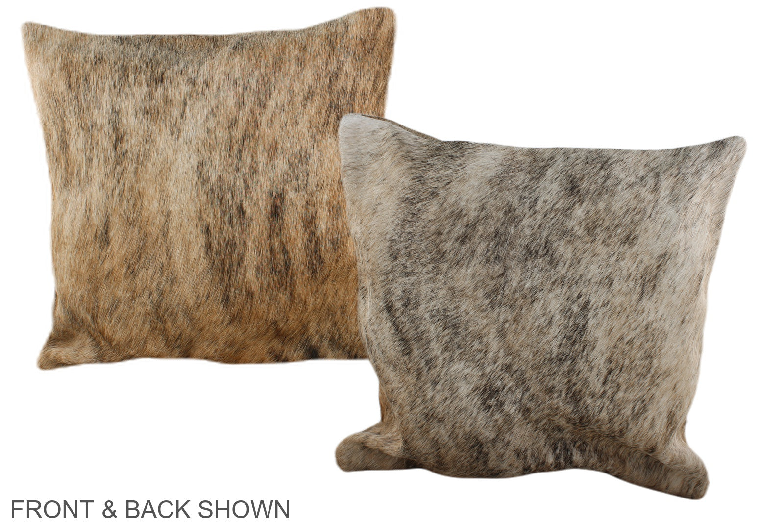 Light Brindle Cowhide Pillow #A35617